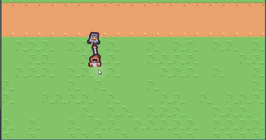 How to Build a Godot Weapon System With Mouse Aiming 28 Godot game running with the sword instantiated on the player and rotating to follow the mouse cursor.