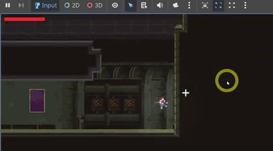 Running game viewport where a rocket fired by the player destroys a drone enemy with an explosion effect.