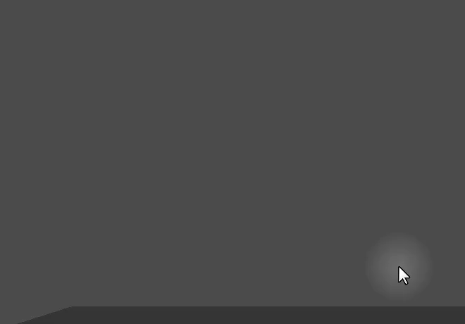 How to Build a Godot Input Buffer for a Fighting Game 17 The running Godot game window showing a dark, unlit scene because no light or environment has been added yet.
